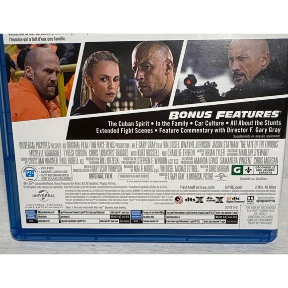 The Fate Of The Furious Blu-Ray + DVD + Digital HD - Picture 3 of 5